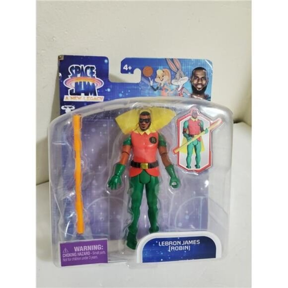 Space Jam 2 A New Legacy 5” Moose Toys 2021: NBA LEBRON JAMES ROBIN - Picture 2 of 5